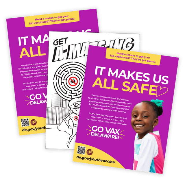 Go Vax Delaware! Activity Page