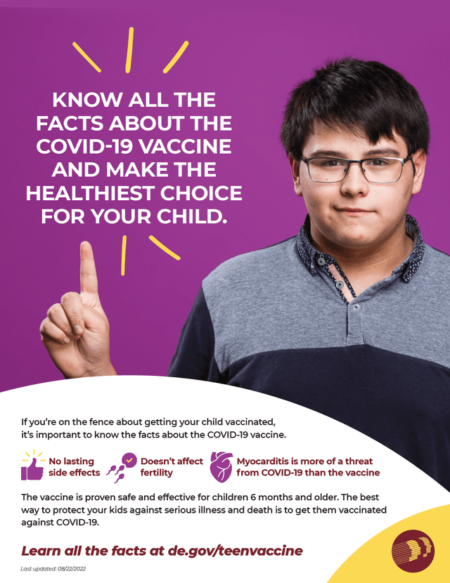 Youth COVID-19 Vaccine Information (Boy)