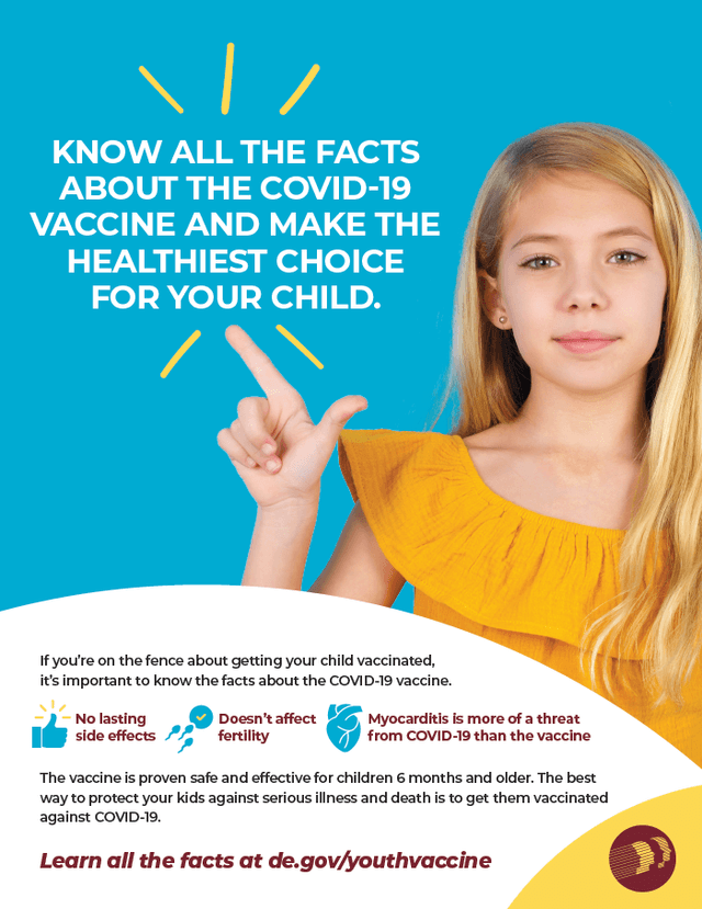 Youth COVID-19 Vaccine Information (Girl)