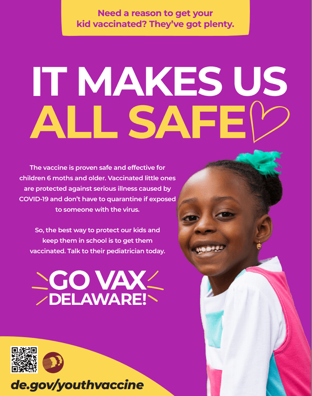 Go Vax Delaware! Word Search