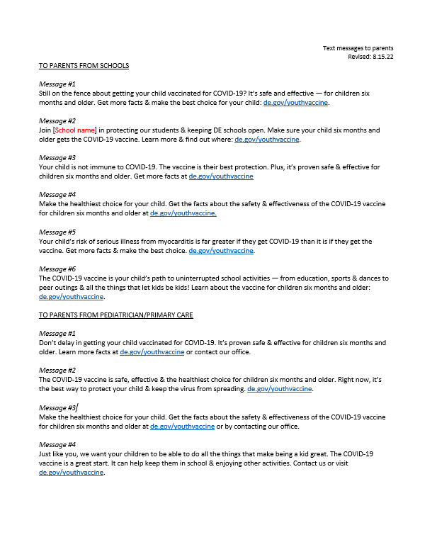 Youth COVID-19 Vaccine Information